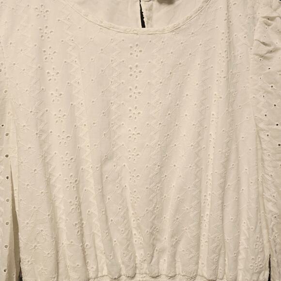 Splendid x Cella Jane Eyelet Tiered Cottagecore Dress - Picture 3 of 6